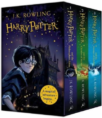 Harry Potter Vol.1-3 Box Set: A Magical Adventure Begins | Cele mai vândute cărți din 2020