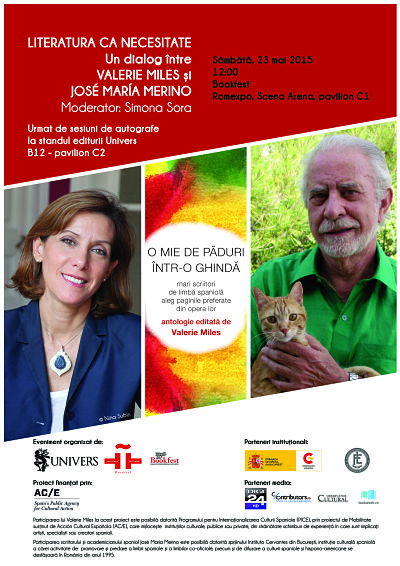 Editura Univers vine cu doi scriitori spanioli la Bookfest