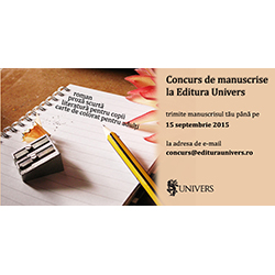 Concurs de manuscrise la editura Univers
