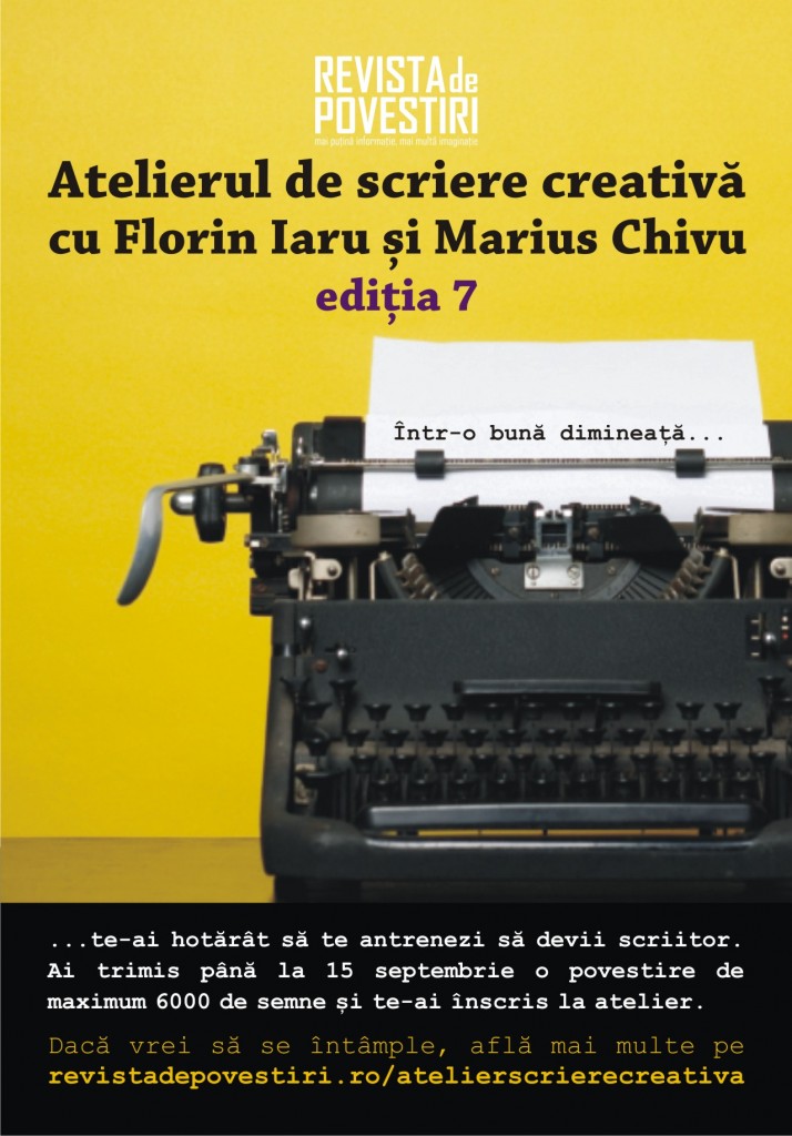 atelier de scriere creativa marius chivu florin iaru