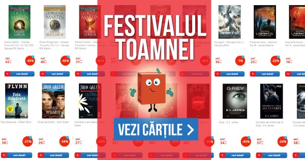 Festivalul Toamnei la eMag cu multe CĂRȚI la preț Redus