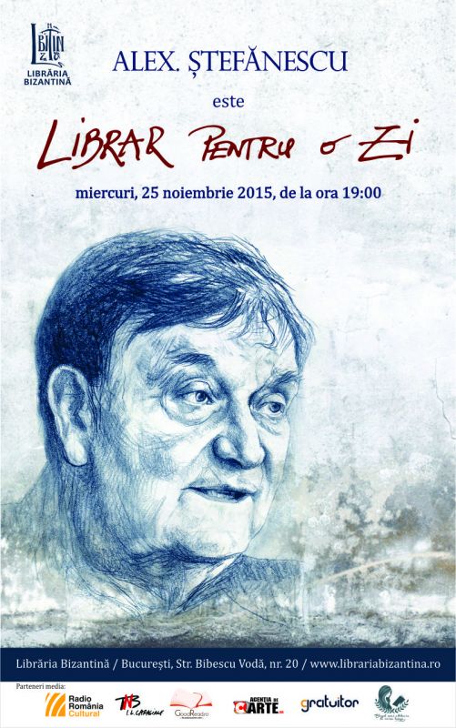 Alex. Ştefănescu la o nouă ediţie Librar pentru o zi