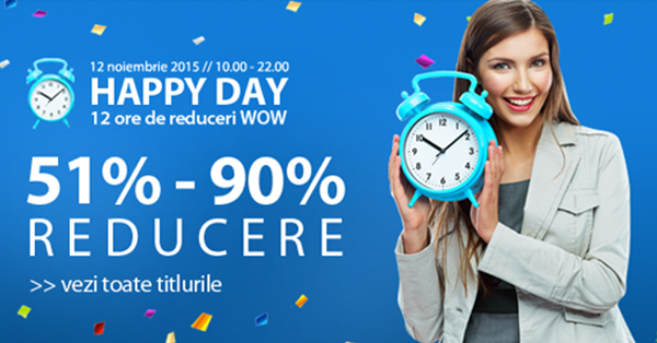 Happy Day Libris.ro – 12 noiembrie (Ziua cărților fericite)