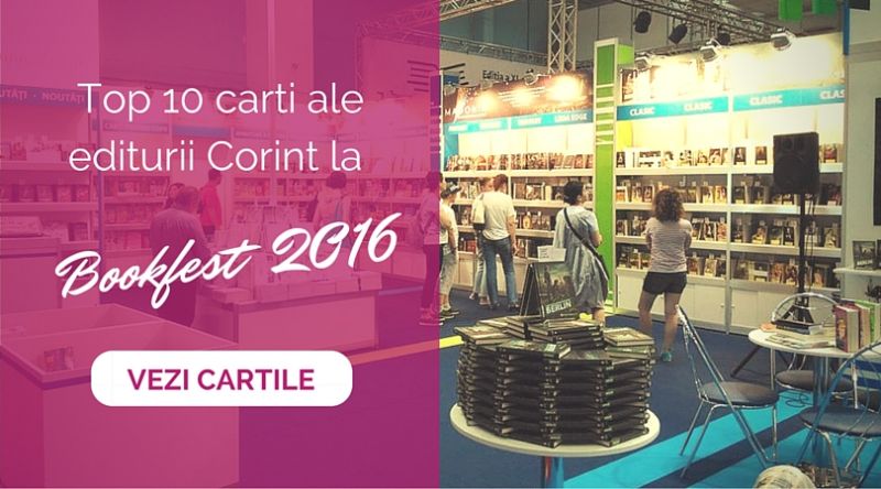 Top 10 cărți ale editurii Corint la Bookfest 2016