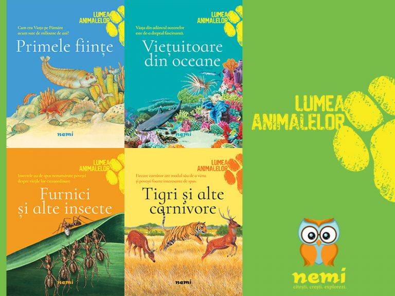 Editura Nemi pentru copii lansează patru cărți spectaculoase pentru micii exploratori curioși, scrise de Olivia Brookes