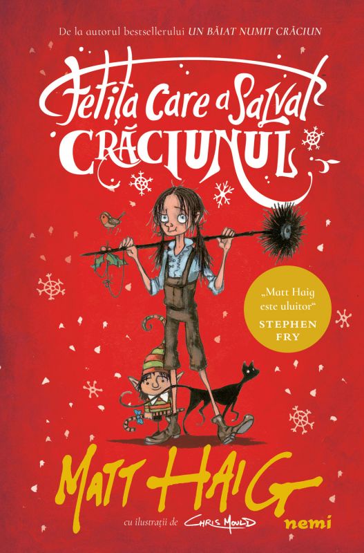 Editura Nemi pentru copii deschide călătoria până la hotarele magiei alături de Fetița care a salvat Crăciunul, de Matt Haig