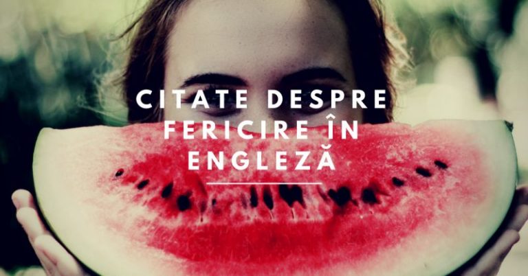 Citate despre Fericire în Engleză