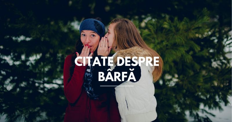 Citate despre Bârfă
