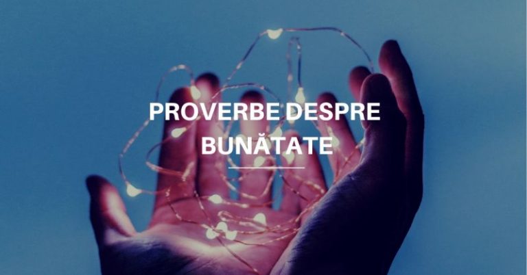 Proverbe despre Bunătate
