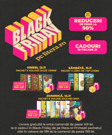 Black Friday pe Litera.ro - cel mai mare sale de carte!