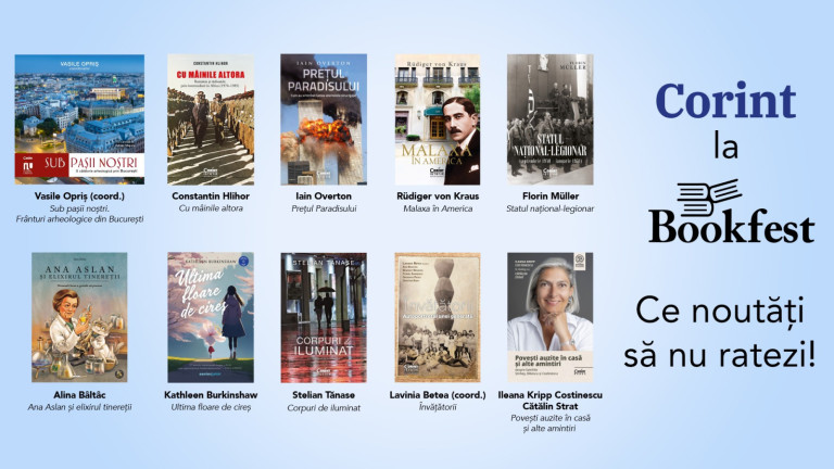 Programul complet Corint @ Bookfest 2025 – lansări, dezbateri și autografe (30 mai – 1 iunie)